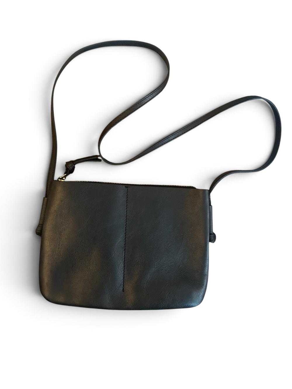 Madewell The Knotted Crossbody Bag Black Leather